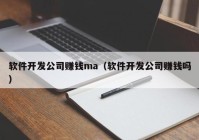 软件开发公司赚钱ma（软件开发公司赚钱吗）