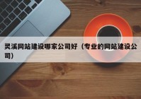 灵溪网站建设哪家公司好（专业的网站建设公司）