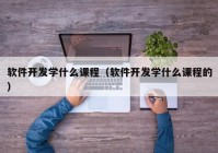 软件开发学什么课程（软件开发学什么课程的）