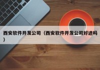 西安软件开发公司（西安软件开发公司好进吗）