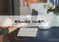 黑河seo优化（seo黑产）