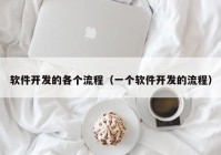 软件开发的各个流程（一个软件开发的流程）