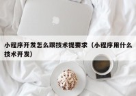 小程序开发怎么跟技术提要求（小程序用什么技术开发）