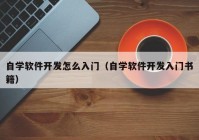 自学软件开发怎么入门（自学软件开发入门书籍）