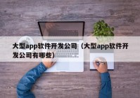 大型app软件开发公司（大型app软件开发公司有哪些）