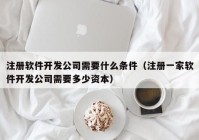 注册软件开发公司需要什么条件（注册一家软件开发公司需要多少资本）