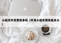 小程序开发费用多吗（开发小程序费用是多少）