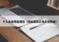 个人企业网站建设（网站建设公司企业网站）