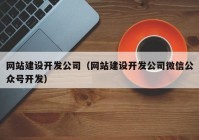 网站建设开发公司（网站建设开发公司微信公众号开发）