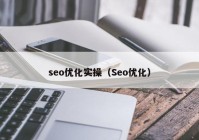 seo优化实操（Seo优化）